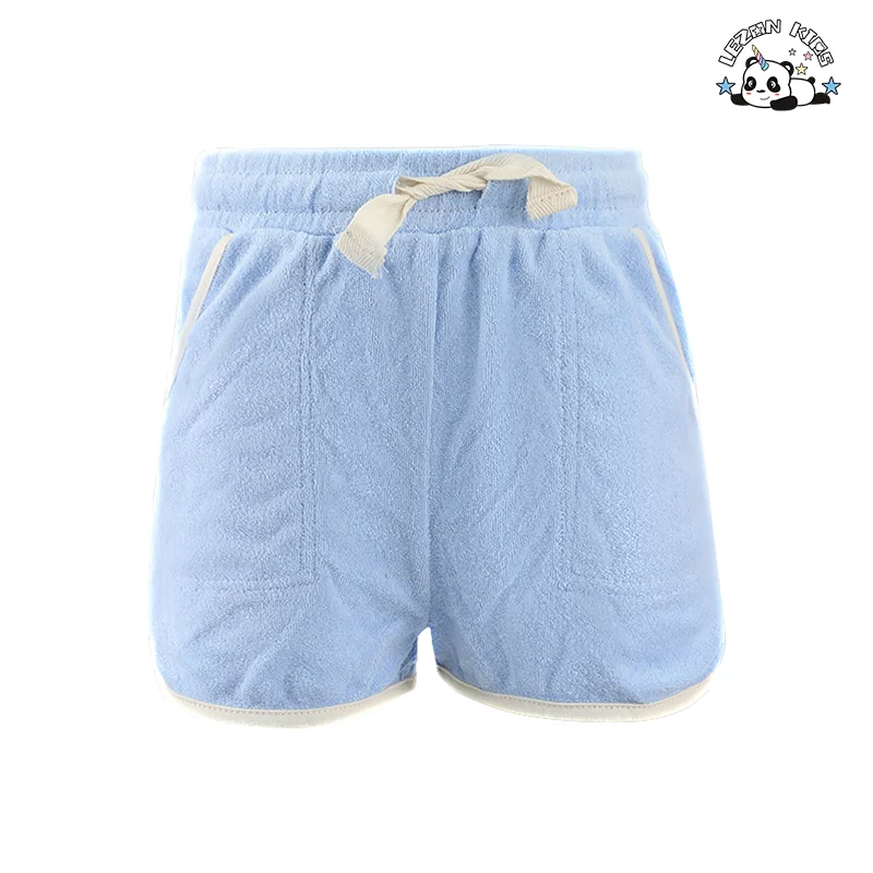 LEZONKIDS - Customizable Kids Clothing Short Summer Breathable Quick Drying Beach Pants Girls Shorts